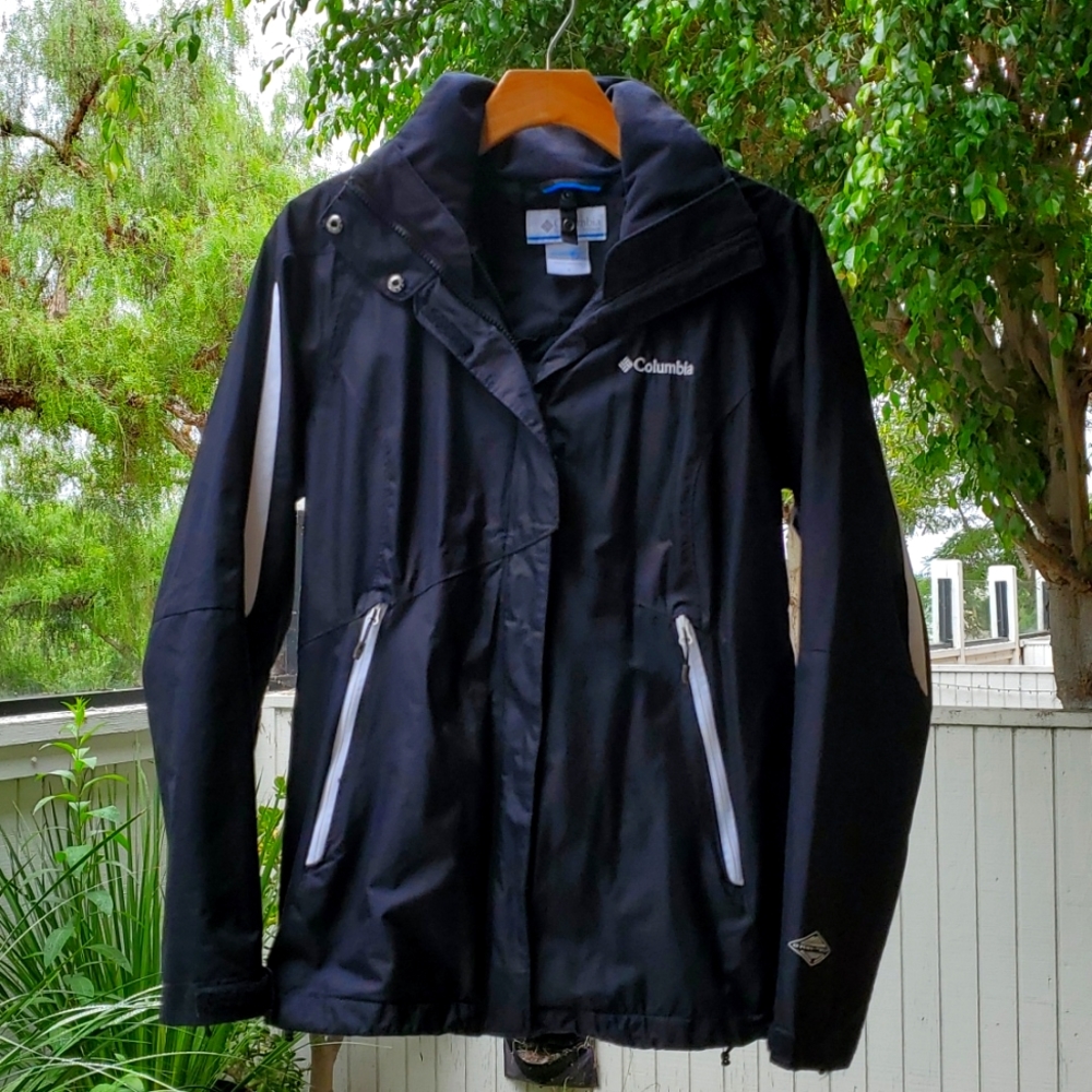 Black Columbia Size Small Rain Jacket